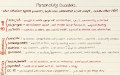 Personality Disorders 1